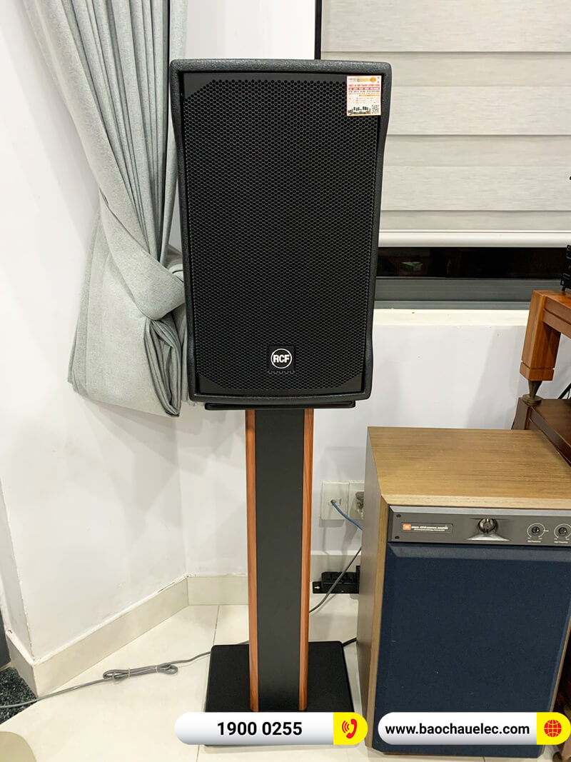 Lắp đặt dàn karaoke RCF 57tr cho anh Tuấn ở TPHCM (RCF EMAX 3110 MKII, BPA-6200, JBL KX180A, BJ-W25A, BBS-S290D)