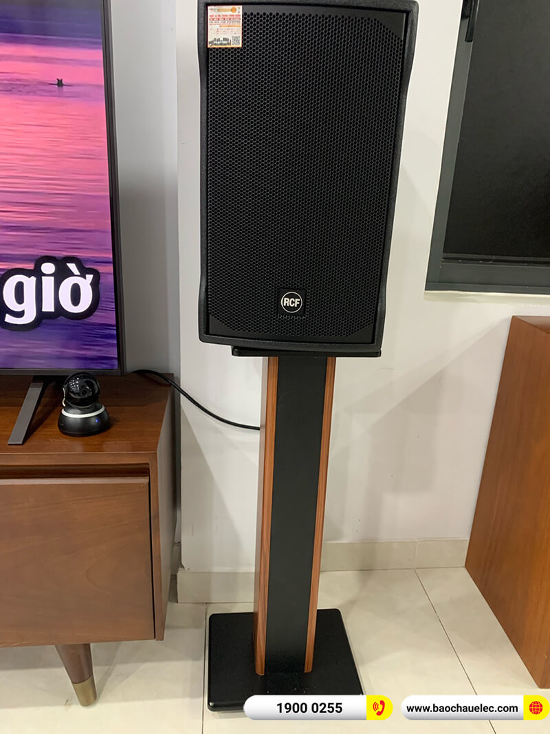 Lắp đặt dàn karaoke RCF 57tr cho anh Tuấn ở TPHCM (RCF EMAX 3110 MKII, BPA-6200, JBL KX180A, BJ-W25A, BBS-S290D)