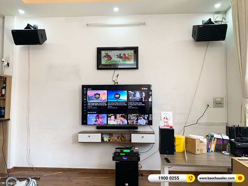 Lắp đặt dàn karaoke Denon 34tr cho anh Tuấn tại Đà Nẵng (Denon DP-R310, BIK BPA-6200, KP500, SW312, BCE UGX12 Luxury)