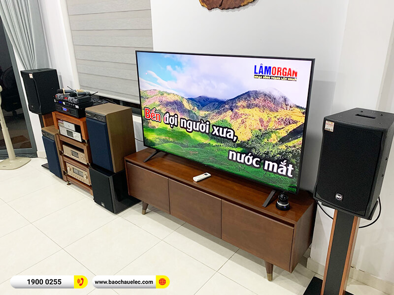 Lắp đặt dàn karaoke RCF 57tr cho anh Tuấn ở TPHCM (RCF EMAX 3110 MKII, BPA-6200, JBL KX180A, BJ-W25A, BBS-S290D)