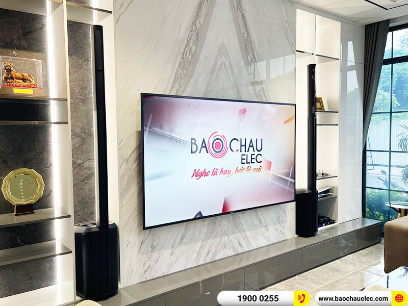 Lắp đặt dàn karaoke, loa Bose di động trị giá hơn 90 triệu cho anh Tuấn tại Hà Nội (Bose L1 Pro8, JBL KX180A, JBL VM200)