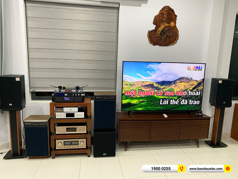 Lắp đặt dàn karaoke RCF 57tr cho anh Tuấn ở TPHCM (RCF EMAX 3110 MKII, BPA-6200, JBL KX180A, BJ-W25A, BBS-S290D)