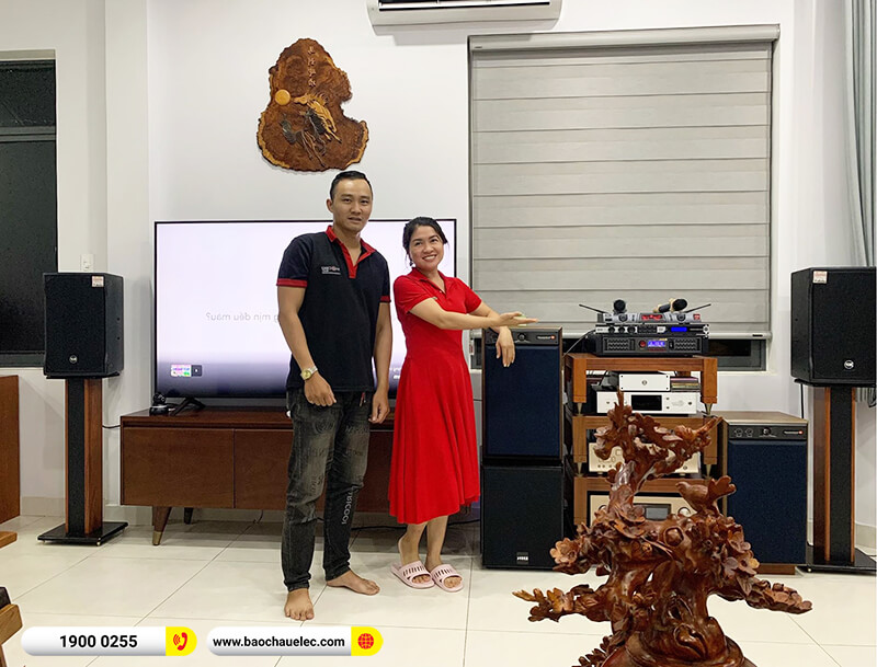 Lắp đặt dàn karaoke RCF 57tr cho anh Tuấn ở TPHCM (RCF EMAX 3110 MKII, BPA-6200, JBL KX180A, BJ-W25A, BBS-S290D)