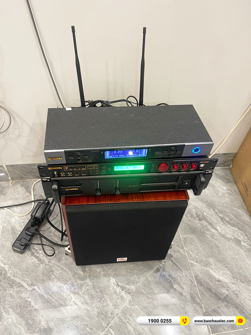 Lắp đặt dàn karaoke JBL gần 49tr cho anh Tùng tại Thái Bình (JBL MTS12, BIK CA-J602, BPR-5600, SW512C, BJ-U500)