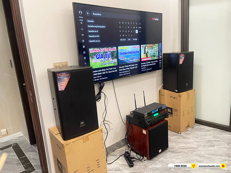 Lắp đặt dàn karaoke JBL gần 49tr cho anh Tùng tại Thái Bình (JBL MTS12, BIK CA-J602, BPR-5600, SW512C, BJ-U500)