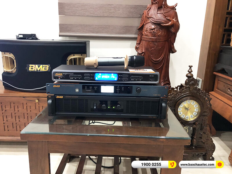 Lắp đặt dàn karaoke BMB 65tr cho anh Việt tại Hà Nội (BMB CSV 900SE, DAD 950, KSP 50, WB-5000)