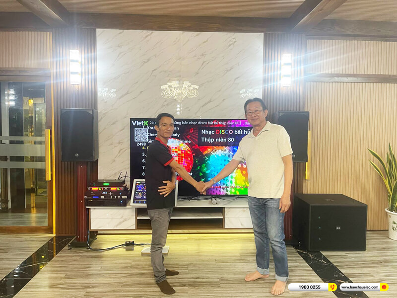 Lắp đặt dàn karaoke RCF gần 97tr cho anh Vinh tại TPHCM (RCF EMAX 3112 MK2, VM 830A, KX180A, KSP-W181, VIP 6000...)