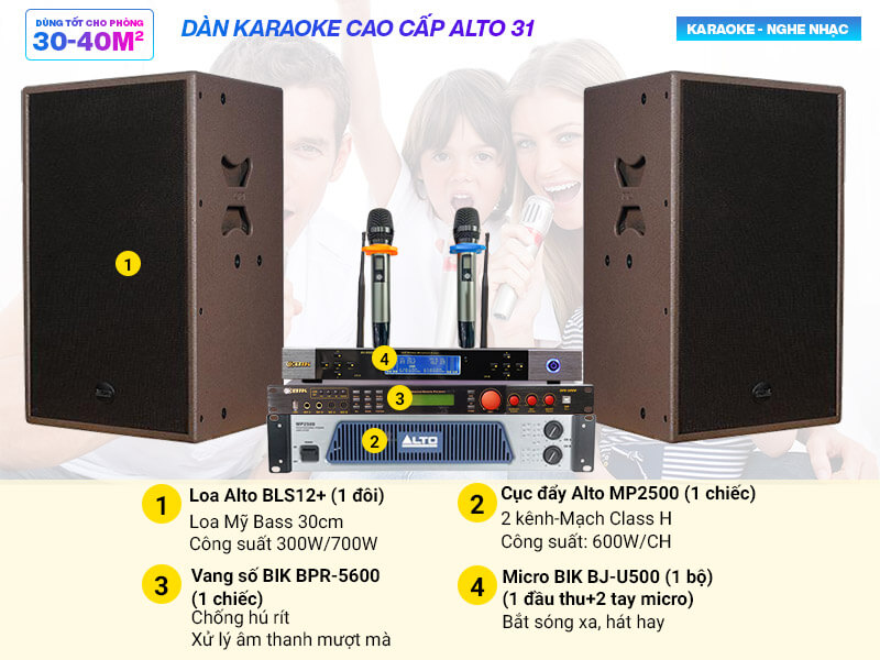 D&agrave;n karaoke gia đ&igrave;nh Alto 31