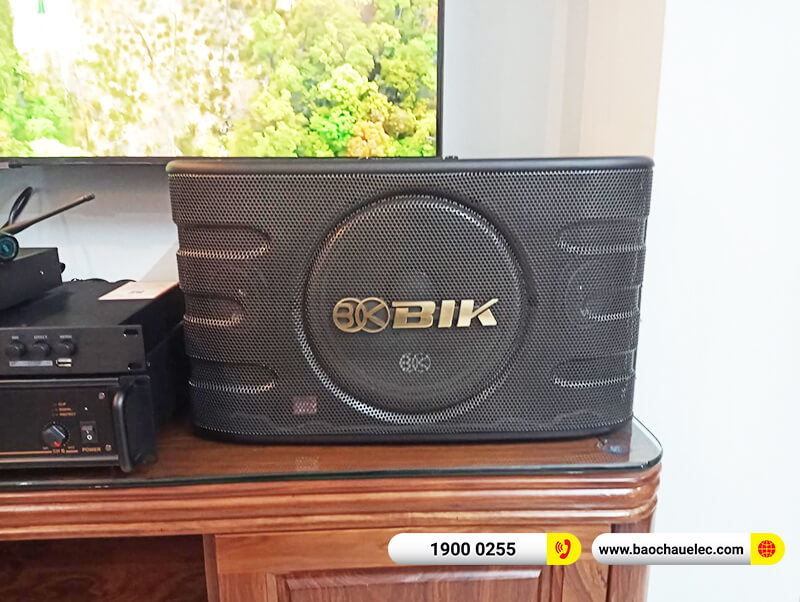 Lắp đặt dàn karaoke trị giá gần 20 triệu cho chị Hà tại Hà Nội (BIK BJ S668, VM420A, X5 Plus, BIK BJ-U100)