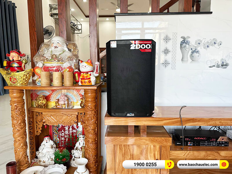 Lắp đặt dàn karaoke trị giá hơn 40 triệu cho chị Hiên tại TPHCM (Alto TS315, BKSound DSP 9000 Plus, Alto TS312S, BIK BJ-U600)