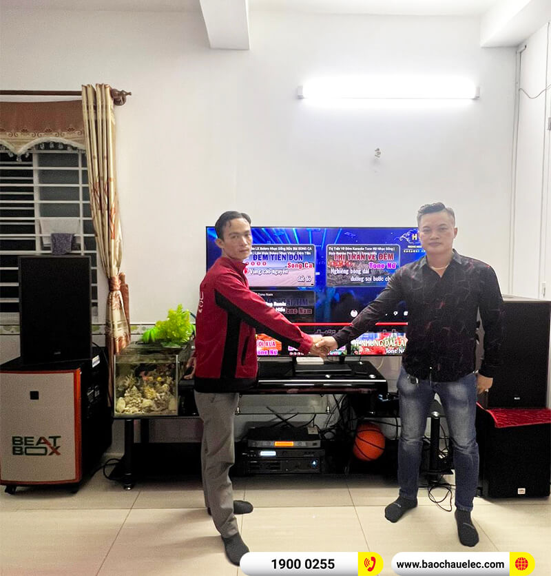 Lắp đặt dàn karaoke trị giá hơn 40 triệu cho chị Hồng ở TPHCM (Alto BLS 12+, VM 820A, X5 Plus, SW612, VIP 3000) 