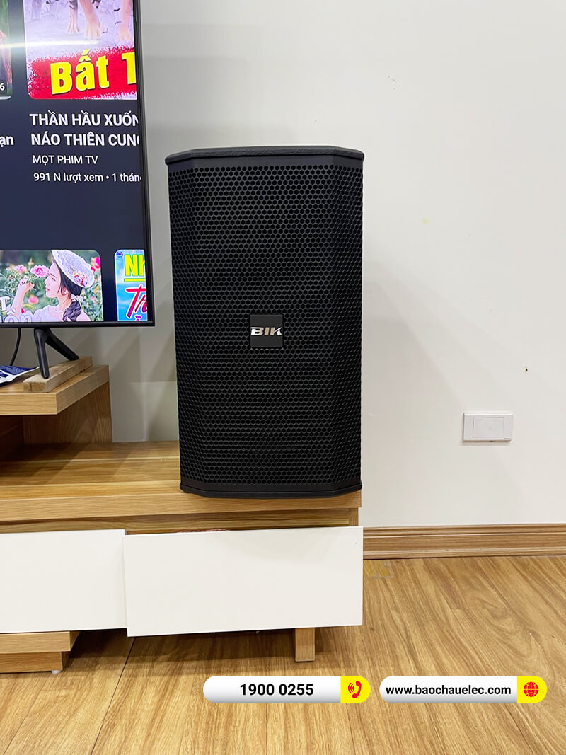 Lắp đặt dàn karaoke trị giá gần 30 triệu cho chị Lan tại Hà Nội (BIK BSP 410II, BIK VM 620A, BPR-5600, BIK Pro 8X)