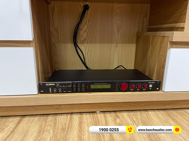Lắp đặt dàn karaoke trị giá gần 30 triệu cho chị Lan tại Hà Nội (BIK BSP 410II, BIK VM 620A, BPR-5600, BIK Pro 8X)