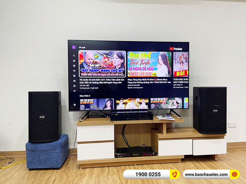 ​ ​Lắp đặt dàn karaoke trị giá gần 30 triệu cho chị Lan tại Hà Nội (BIK BSP 410II, BIK VM 620A, BPR-5600, BIK Pro 8X)