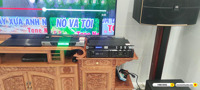 Lắp đặt dàn karaoke JBL hơn 56tr cho chị LiLy Huỳnh ở Trà Vinh (JBL Pasion 12, Denon DA-2600, KX180A, Pasion 12SP, BCE UGX12)