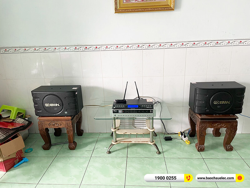 Lắp đặt dàn karaoke BIK 14tr cho chị Linh ở TPHCM (BIK BJ S668, VM420A, BKSound DP3600 New, BCE U900 Plus X)