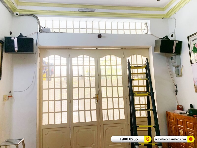 Lắp đặt dàn karaoke 24tr cho chị Ngọc ở Cần Thơ (JBL Ki510, BKSound DKA 8500)