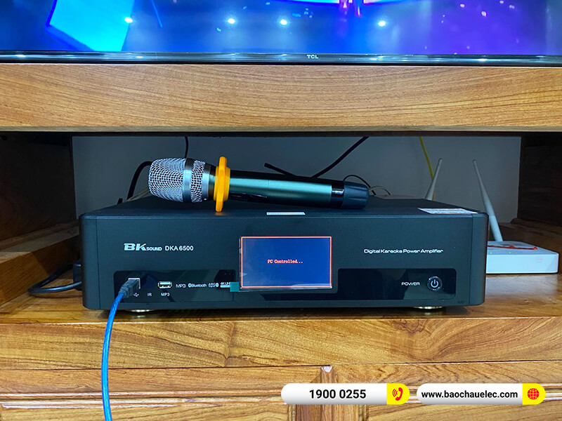 Lắp đặt dàn karaoke BIK 27tr cho chị Nhung ở Đồng Nai (BIK BSP 410II, BKSound DKA 6500, BKSound SW512)