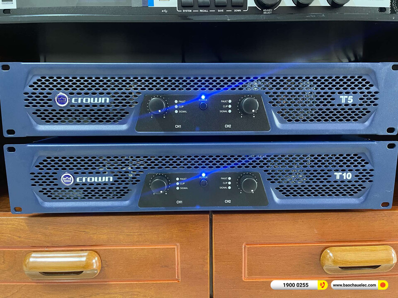 Lắp đặt dàn karaoke JBL gần 88tr cho chị Tâm ở An Giang (JBL XS12, Crown T10, Crown T5, KX180A, BJ-W88Plus, JBL VM200)