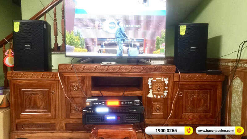 Lắp đặt dàn karaoke Domus 24tr cho chị Thông ở Bắc Ninh (Domus DP6100 Max, BIK BPA-4200, X5 Plus, BBS W500)