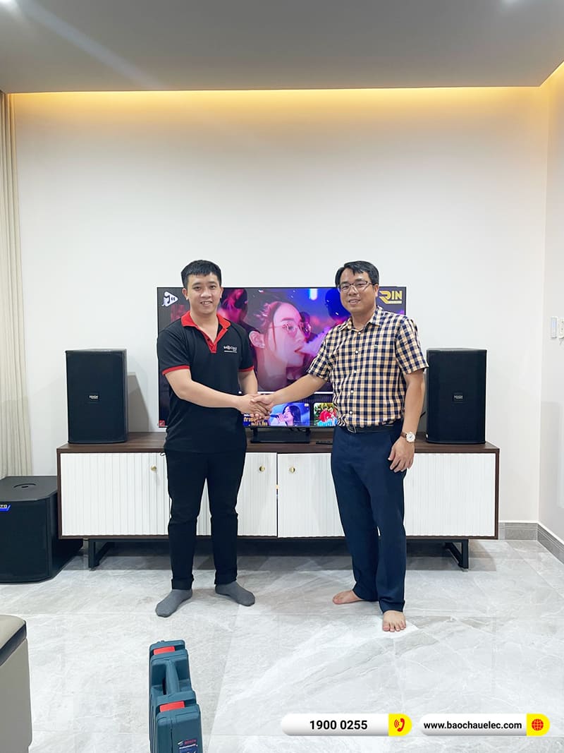 Lắp đặt d&agrave;n karaoke Denon, soundbar JBL hơn 92tr cho chị Thu ở TPHCM (Denon DN-710, DA-2600, K9900II, JBL Bar 5.1...)