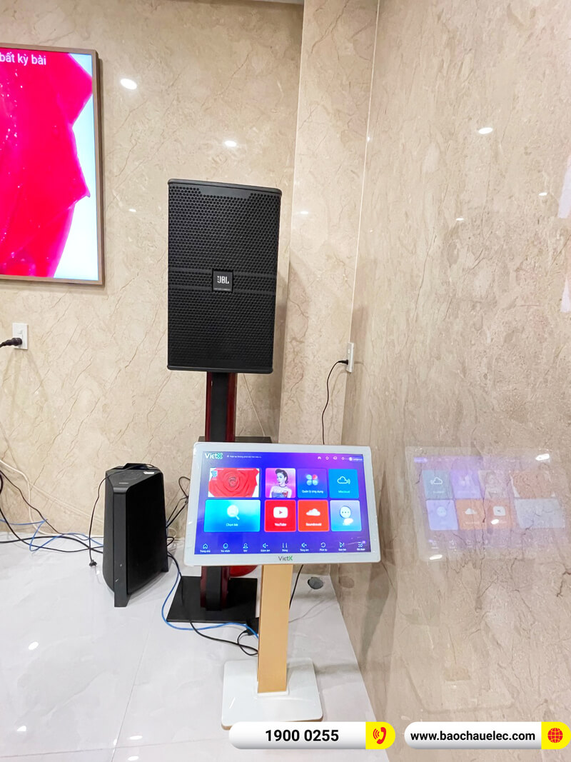 Lắp đặt dàn karaoke JBL 98tr cho chị Trang ở Cần Thơ (JBL KP4012 G2, Crown KVS 700, JBL KX180A, Pasion 12SP, VM300...)
