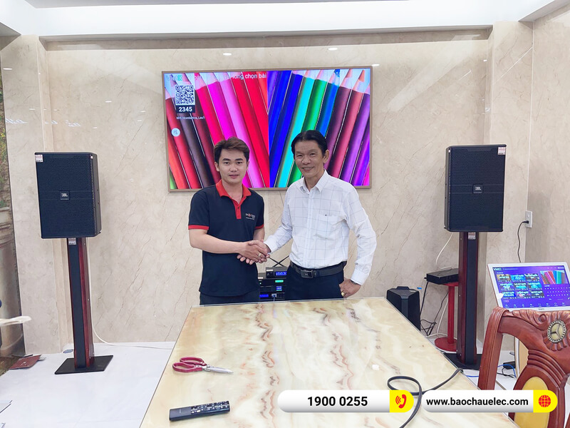 Lắp đặt dàn karaoke JBL 98tr cho chị Trang ở Cần Thơ (JBL KP4012 G2, Crown KVS 700, JBL KX180A, Pasion 12SP, VM300...)