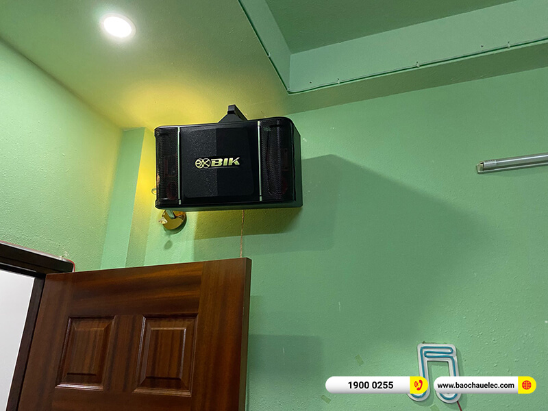 Lắp đặt dàn karaoke BIK 17tr cho chị Trúc ở TPHCM (BIK BJ-S768, BKSound DP4500)