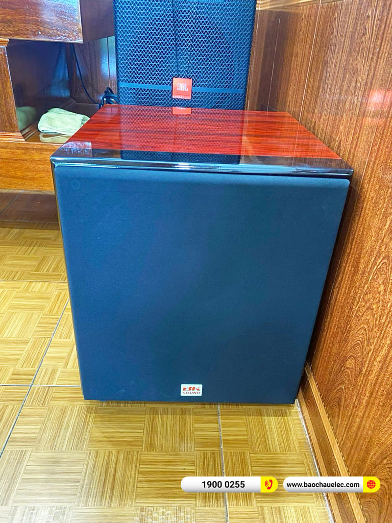 Lắp đặt dàn karaoke JBL hơn 50tr cho chị Vân ở Thanh Hóa (JBL CV1270, BIK CA-J602, KP600, BJ-U500, SW815)