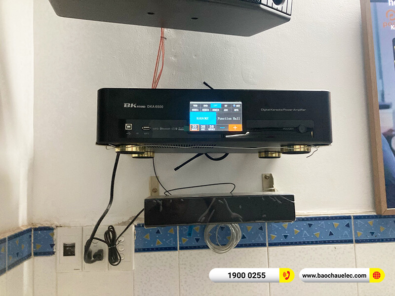 Lắp đặt dàn karaoke BMB 26tr cho chị Yến tại TPHCM (BMB 880SE, BKSound DKA 6500)
