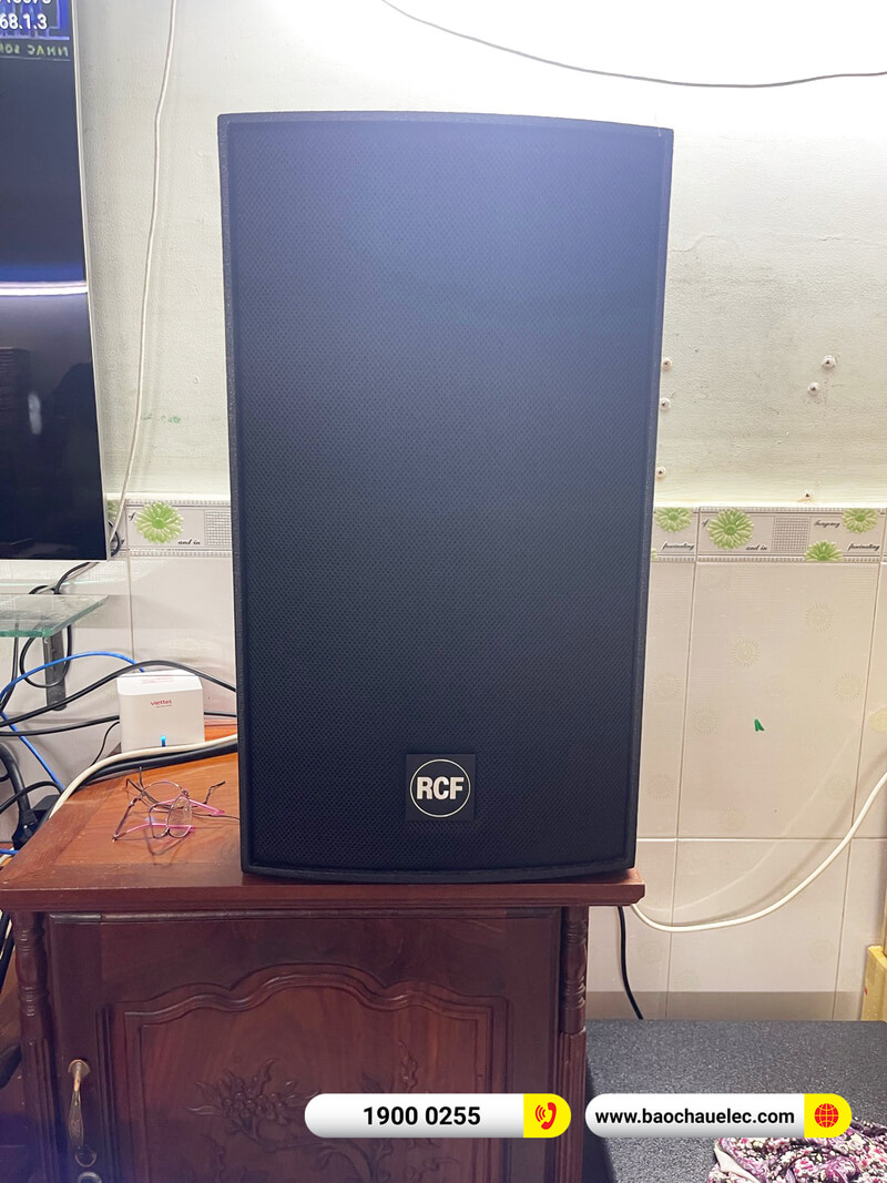 Lắp đặt dàn karaoke RCF gần 197tr cho chú Cẩm ở TPHCM (RCF Acustica C 5212-99, Xli3500, XLi2500, K9900II Luxury, 705AS II,...)