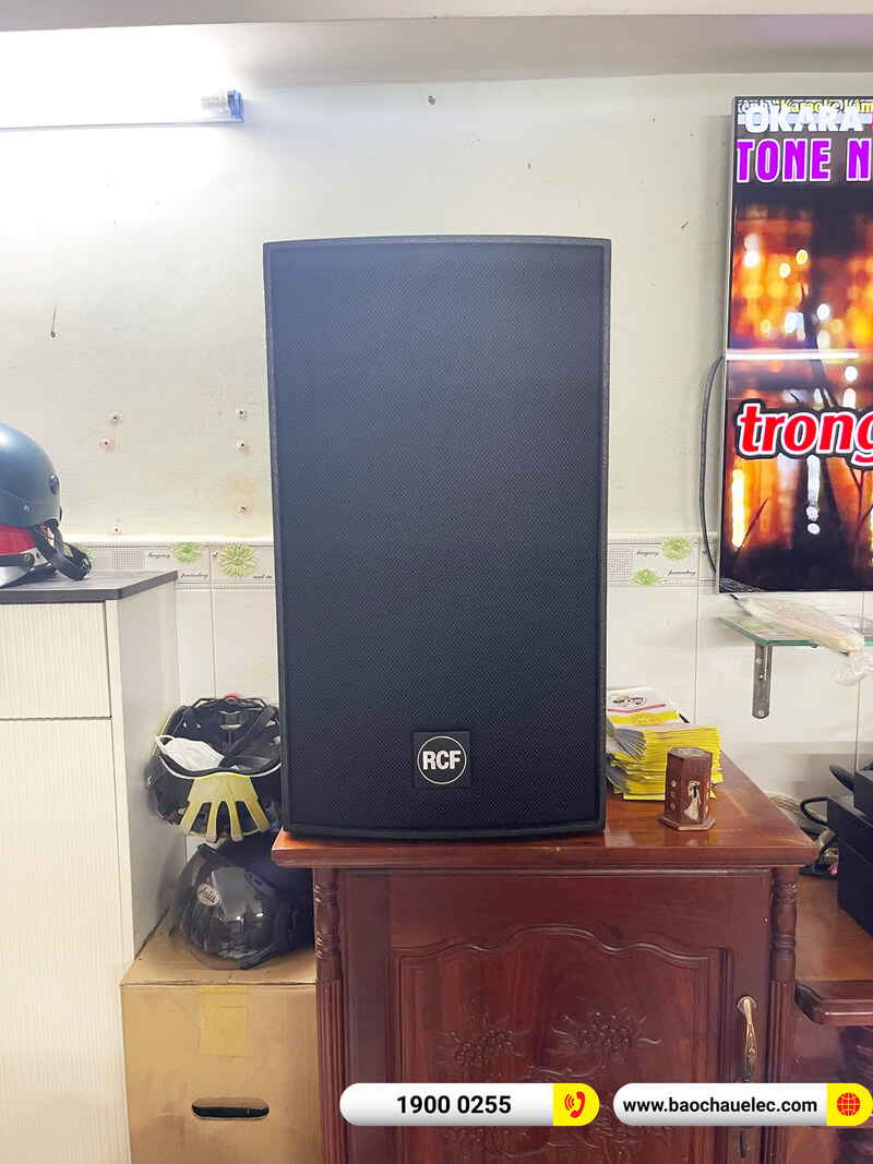 Lắp đặt dàn karaoke RCF gần 197tr cho chú Cẩm ở TPHCM (RCF Acustica C 5212-99, Xli3500, XLi2500, K9900II Luxury, 705AS II,...)