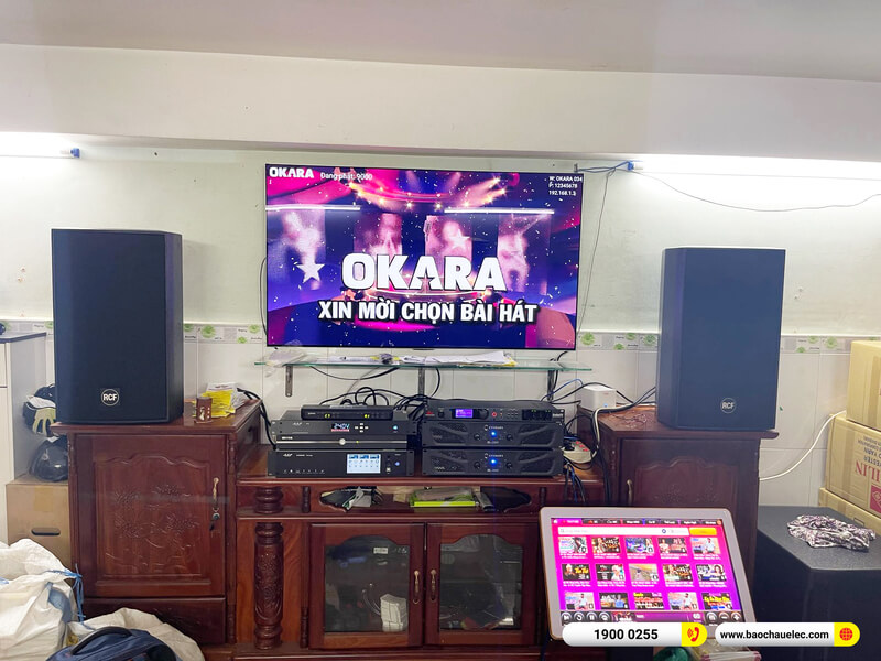 Lắp đặt dàn karaoke RCF gần 197tr cho chú Cẩm ở TPHCM (RCF Acustica C 5212-99, Xli3500, XLi2500, K9900II Luxury, 705AS II,...)