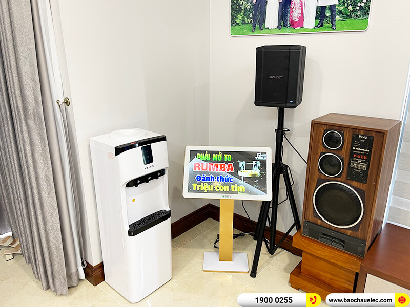 Lắp đặt dàn karaoke, loa di động Bose trị giá gần 80 triệu cho chú Đức ở Ninh Bình (Bose S1 Pro, Bose ToneMatch T4S, JBL Wireless, Việt KTV K-Plus 4T,...)