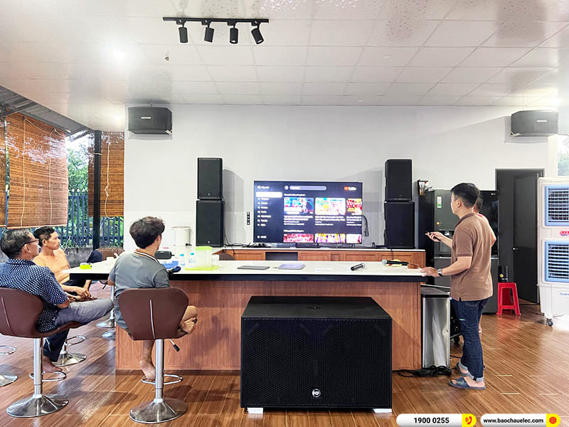 Lắp đặt dàn karaoke RCF gần 220tr cho chú Lộc ở Đồng Nai (RCF ART 912-A, ART 915-A, RCF S 8028 II, MP 3350, KX180A...)