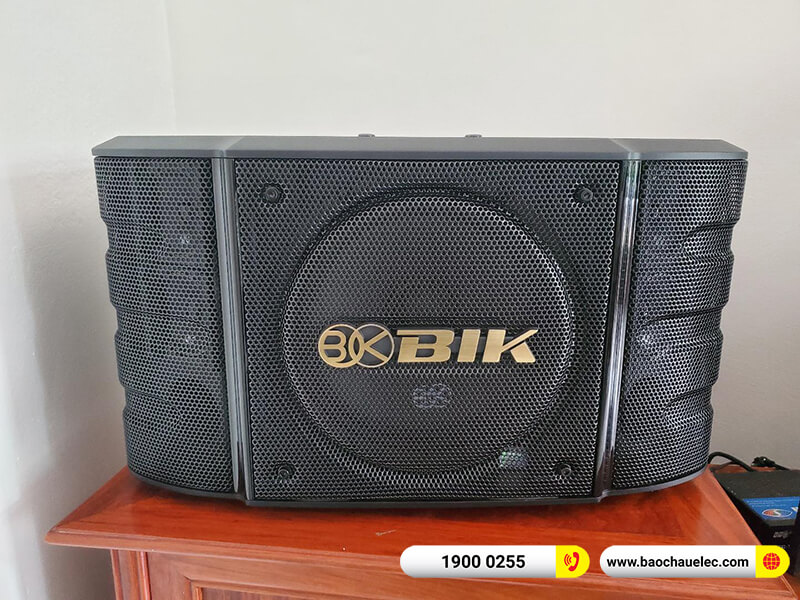 Lắp đặt dàn karaoke BIK 25tr cho chú Thu ở Hà Nội (BIK BS 998X, VM 420A, DSP 9000 Plus, SW512-B, U900 Plus X)