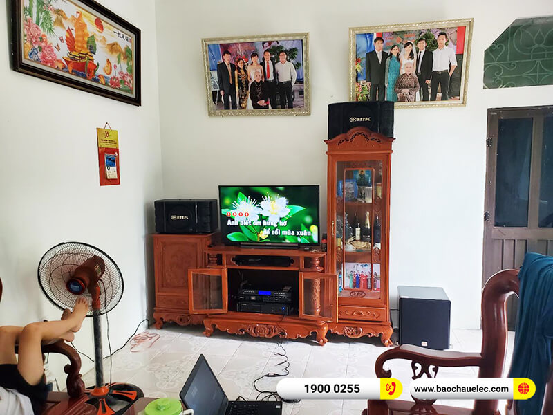 Lắp đặt dàn karaoke BIK 25tr cho chú Thu ở Hà Nội (BIK BS 998X, VM 420A, DSP 9000 Plus, SW512-B, U900 Plus X)