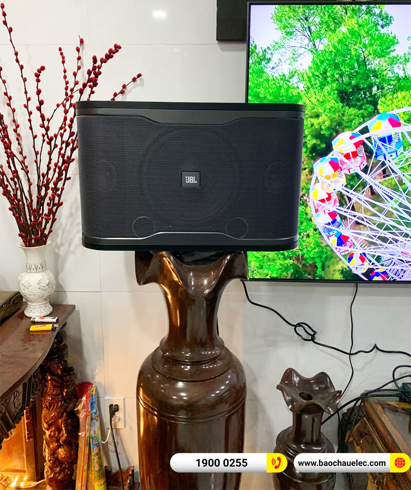 Lắp đặt dàn karaoke trị giá hơn 20tr cho chú Tín ở TPHCM (JBL RM210, JBL KX180A, JBL Wireless )