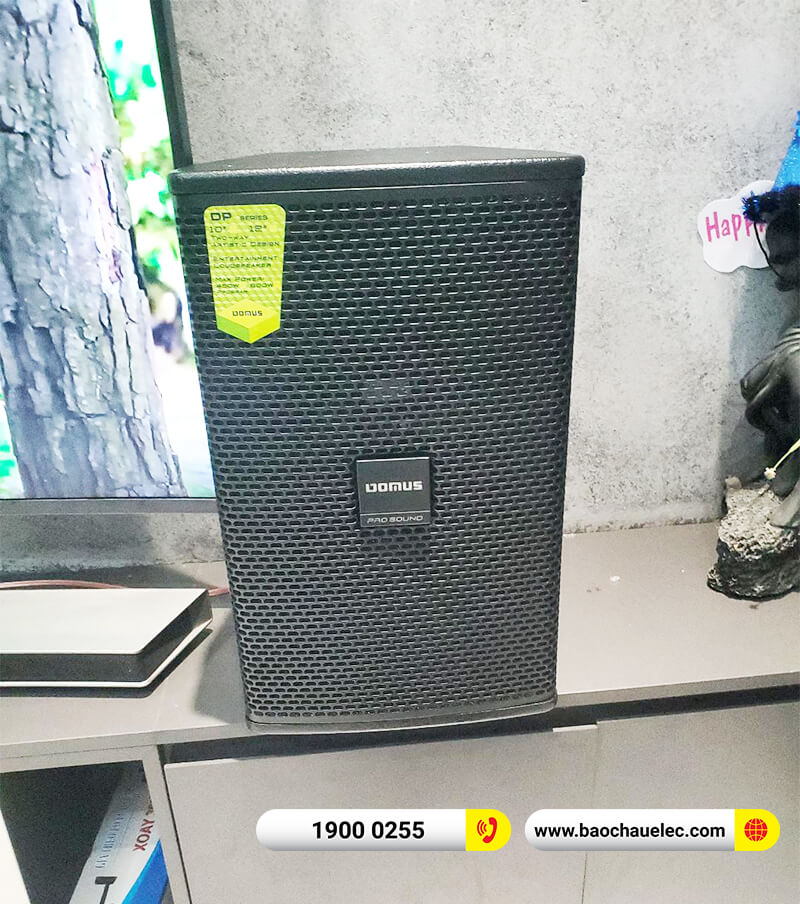 Lắp đặt dàn karaoke trị giá gần 20tr cho cô Mai ở TPHCM (Domus DP6100 Max, BKSound DKA 8500)