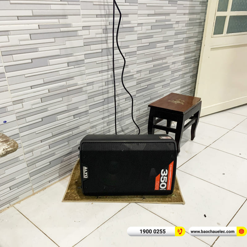 Lắp đặt dàn karaoke Alto hơn 42tr cho cô Mai ở TPHCM (Alto TX310, Alto TX312, Live 802, TX212S, Shure SM58-LC)