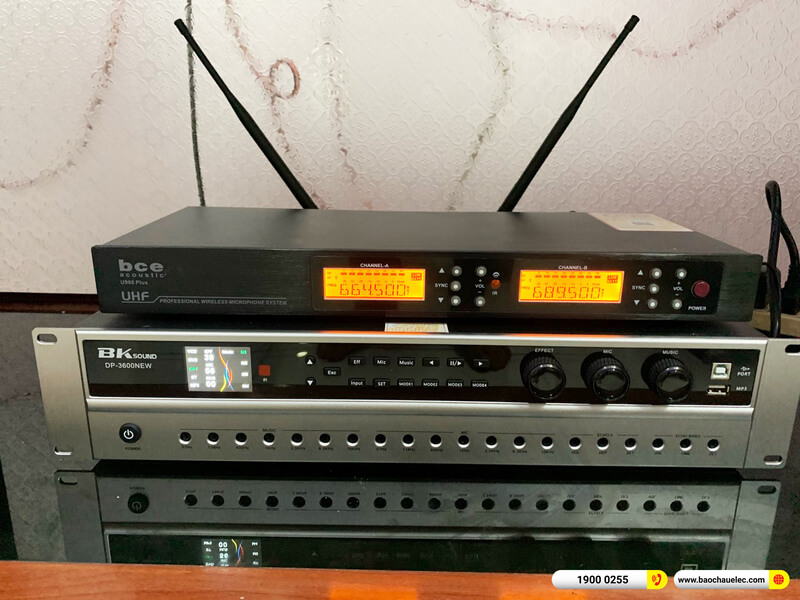 Lắp đặt dàn karaoke BIK gần 13tr cho cô Thơm ở TPHCM (BIK BJ S668, BKSound DP3600 New, BCE U900 Plus (Version 2))