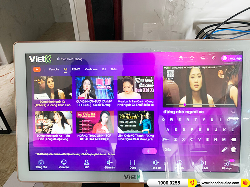 Lắp đặt dàn karaoke trị giá gần 155tr cho anh Sơn ở Vũng Tàu (C MAX 4112, VM 1020A, K9900 II Luxury, 4K Plus 4TB...)