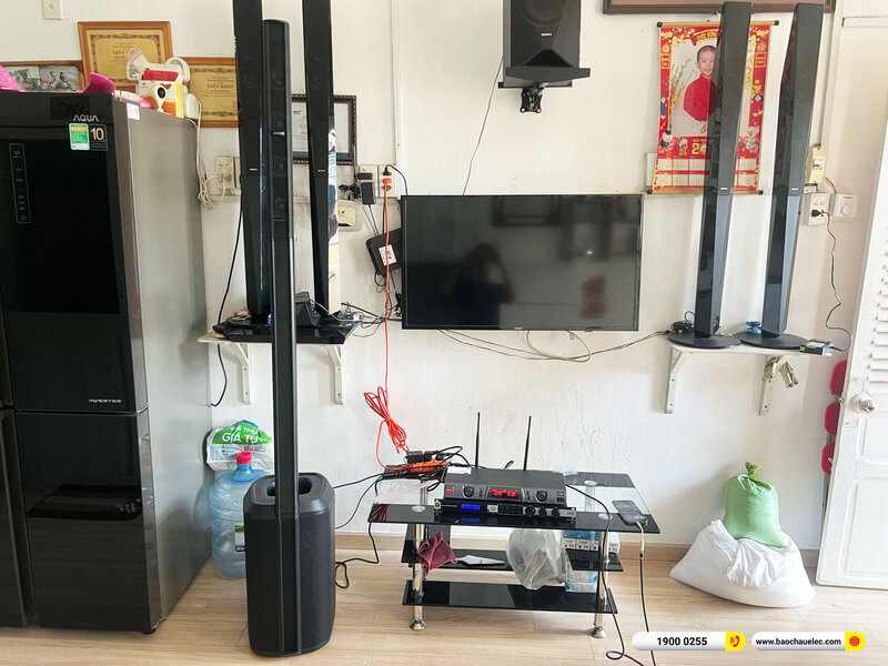 Lắp đặt dàn karaoke di động Bose hơn 48tr cho anh Phúc ở TPHCM (Bose L1 Pro8, JBL KX180A, BBS-S290D)