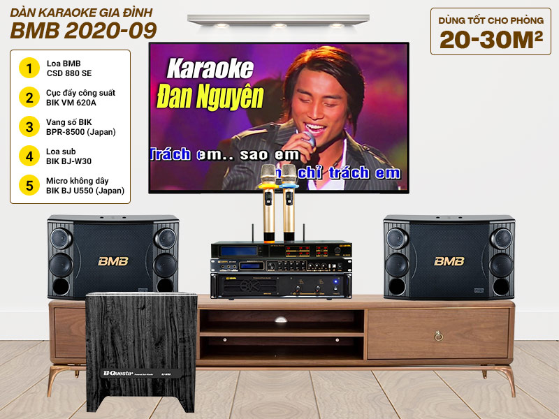 D&agrave;n karaoke gia đ&igrave;nh BMB 2020-09