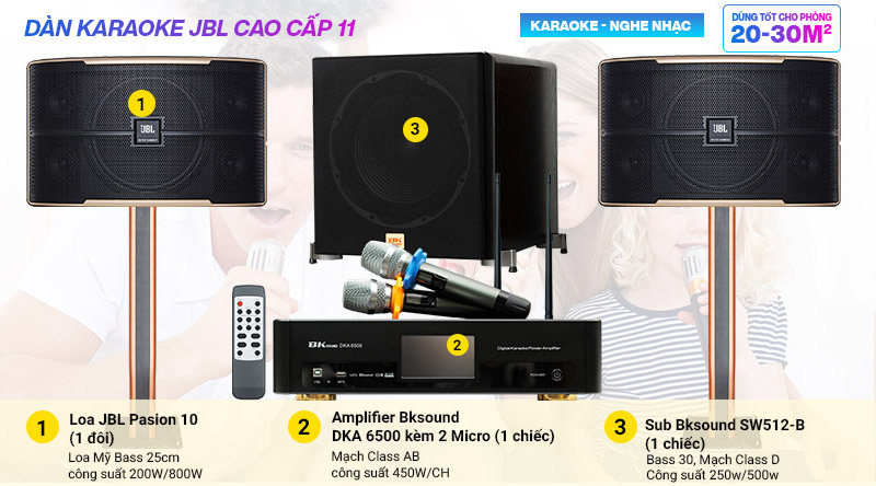 Dàn karaoke JBL cao cấp 11