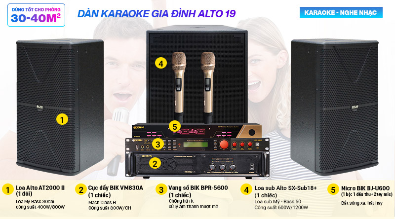 D&agrave;n karaoke gia đ&igrave;nh hay nhất hiện nay