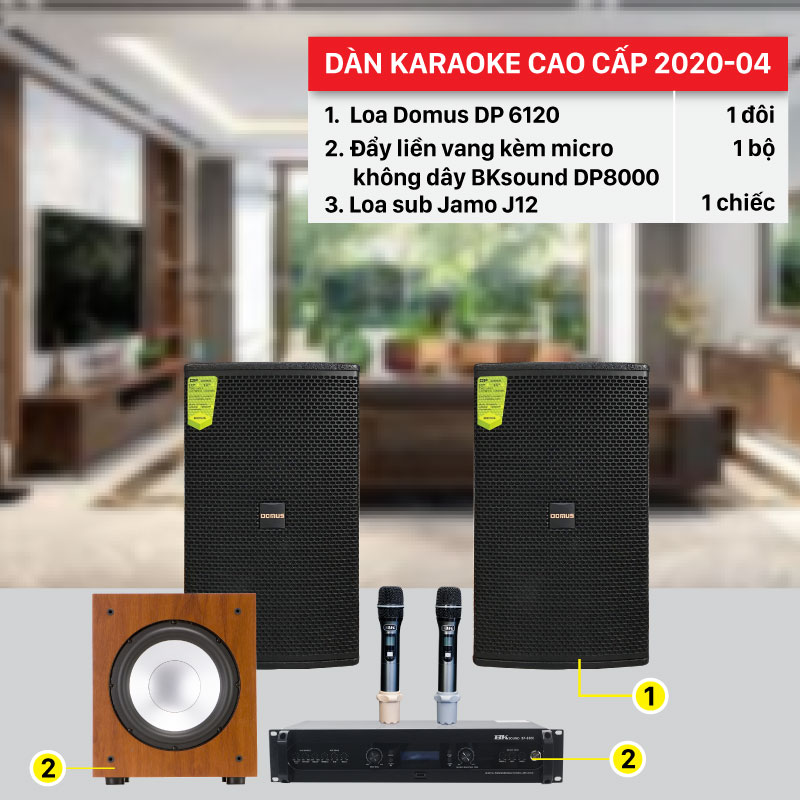 Dàn karaoke gia đình cao cấp hay nhất