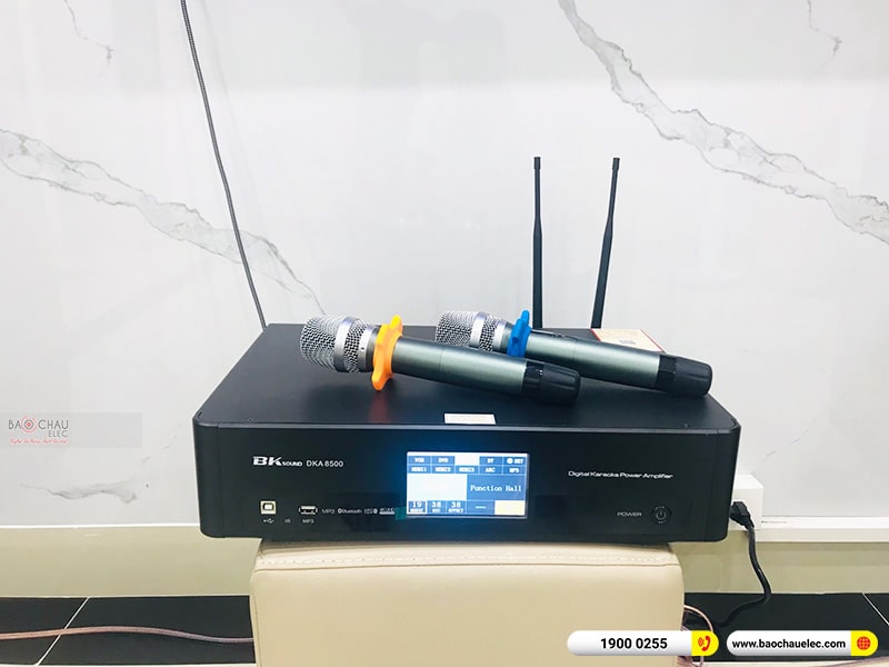 Lắp đặt dàn karaoke trị giá hơn 20 triệu cho chị Hiếu tại Hải Phòng (Paramax D88 Limited, BKSound DKA 8500)