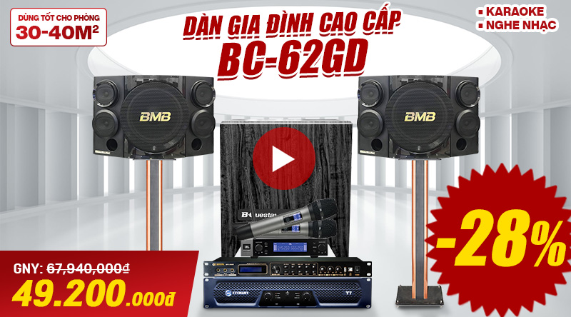 D&agrave;n karaoke gia đ&igrave;nh cao cấp BC-62GD