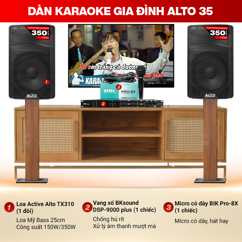 D&agrave;n karaoke gia đ&igrave;nh Alto 35